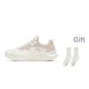 Anta Walking Trendy Non-Slip Durable Low-Top Running Shoes Women Sneaker White Gray 922525558F-6