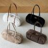 Womens Faux Fur Underarm Bag Handbag Shoulder Minimalist Commuter Fall