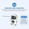 Pocket Emo Robot Talking Interactive Dialogue Voice Recognition Record Singing Dancing Telling Story Mini Robot Toy