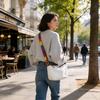 Nylon Casual Large Capacity Womens Bag With Zipper Closure For Daily Use