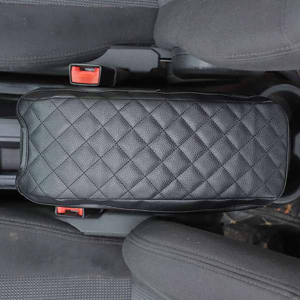 

Black PU Leather Armrest Box Cover Style A for Ji Car Interior none