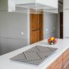 GLASS PROTECTIVE PLATE FOR STOVE 90x52 PATTERN