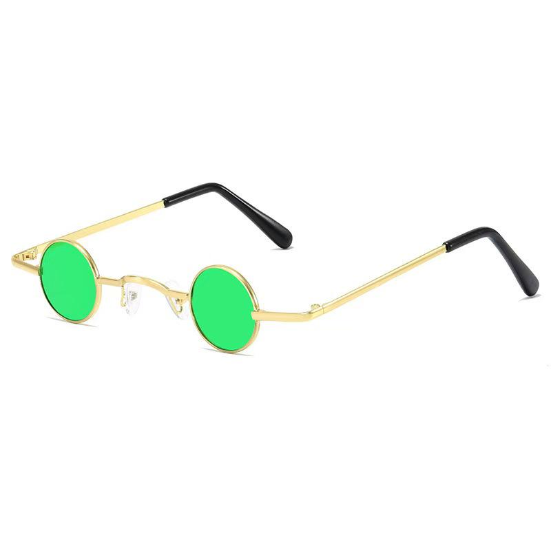 Retro ROC Small Round Prince Mirror Punk Mini Hip Hop Sunglasses
