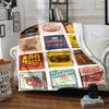 Cars Movie Posters Blanket Soft Throw Blanket For Home Bedroom Bed Sofa Travel Office Solid Christmas Blanket