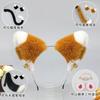 Handmade Japanese Beast Ear Headband Cute Plush Cat Ears Lolita Headdress Fox Ear Accessories Cat Ear Headband