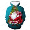 Christmas Tree Santa Claus 3d Print Hoodie Men Women Fashion Merry Christmas Hoodies Sweatshit Elk Coat Women Sweats Men Clothes