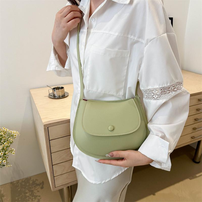 Stylish Summer New Casual Fashionable Single Shoulder Saddle Bag For Women In Multiple Colors