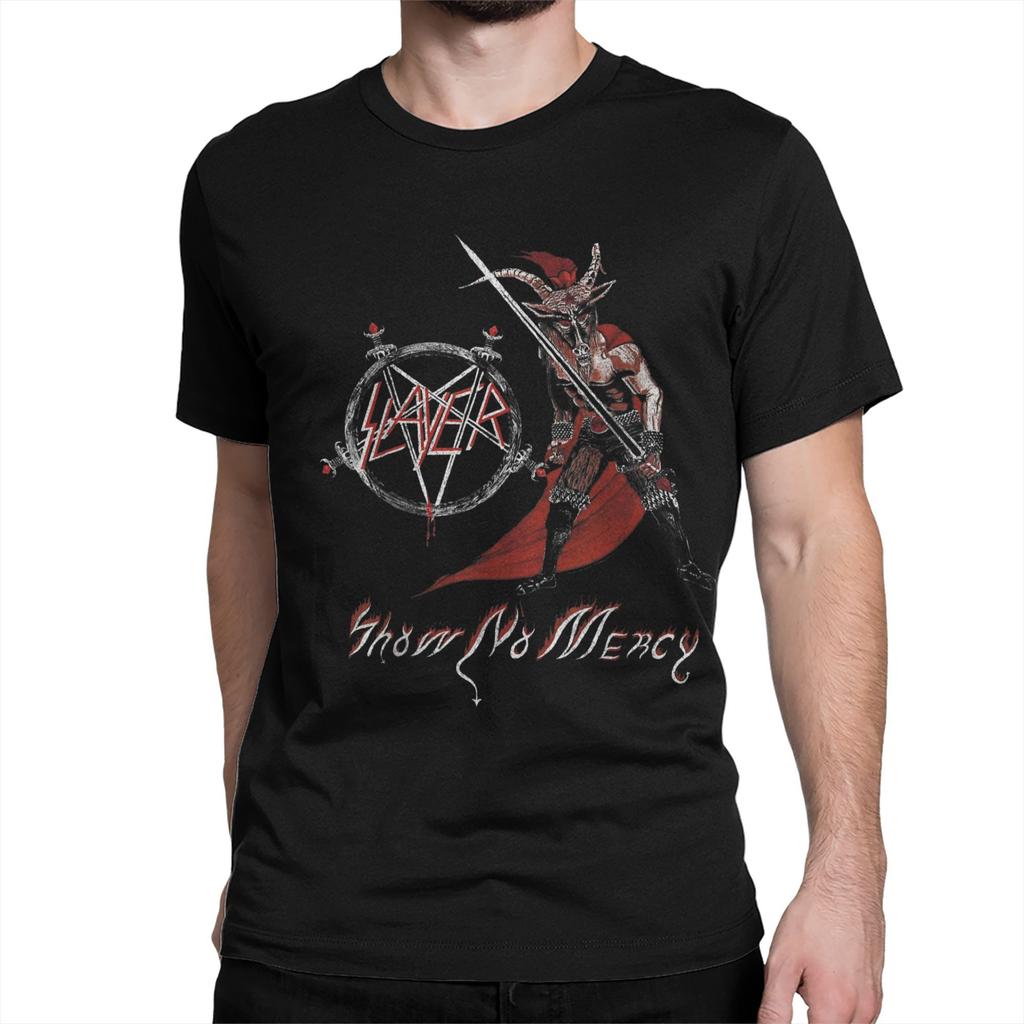 Novità L'Inferno Attende 35° Anniversario Anni '80 Magliette Band Metal Uomo Donna Magliette in Cotone Maglietta Band Slayer Abbigliamento Estivo