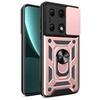 For Xiaomi Redmi Note 13 Pro 4G/Poco M6 Pro 4G Phone Case Slide Lens Guard Bump Proof PC+TPU Shell