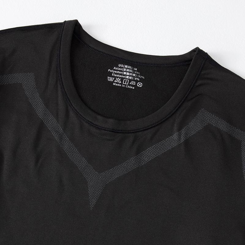 2-piece Men's Warm Corset Warm Suit Corset Jacket and Trousers Men's Fitness Pants Shirt Running Yoga Sports Pants