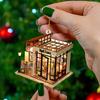 Christmas Acrylic Pendant Christmas Tree Decoration, 1PC Christmas Decoration How The Stole Christmas With Present Christmas Ornament