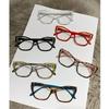 Optical Spectacle Eyeglasses Frames Fashionable Women's Anti Blue Light Color Changing Glasses Trendy Cat Eye Frames Flat Lenses