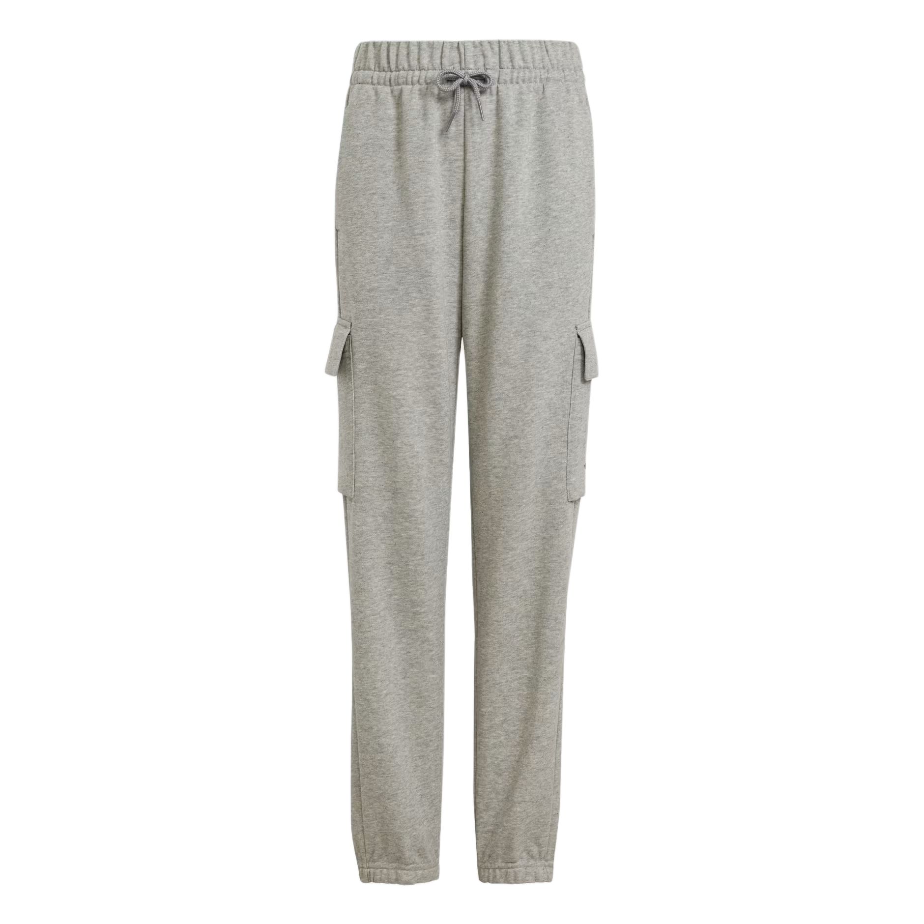 Teenagers Adidas Knitted Sweatpants ESSENTIALS Medium Gray Mixed Color/Black JE3974 152