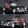 1:24 300SL Alloy Toys Diecast Models Cars 4 Doors Opened Vehicles Light Music Wheel Steering Vintage Car Children's Day Gifts