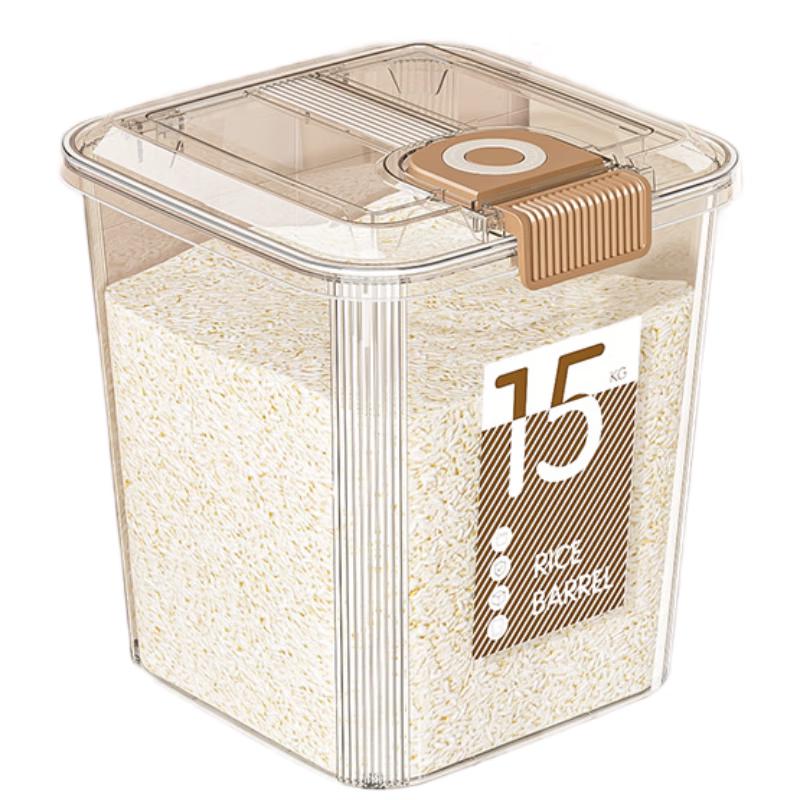 ZISIZ Kitchen Sealed Rice & Grain Storage Container