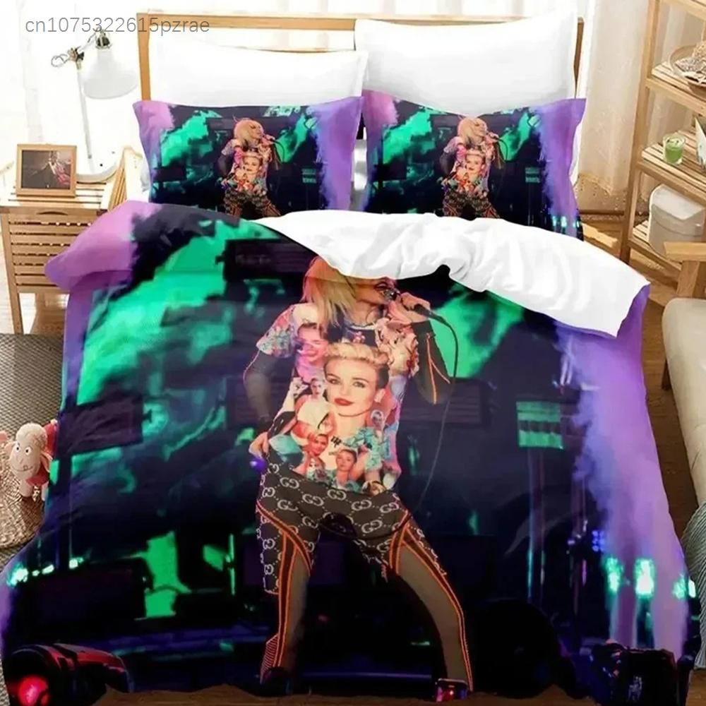 3D Print Miley Cyrus Singer Bedding Set Bedroom Soft Modern Bedspreads Comefortable Kids Duvet Cover Quilt Cover And Pillowcase
