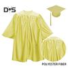 1 Set Unisex Kinder Abschlussrobe Hut Set Frontreißverschluss Lose Quaste Jahresschild Schüler Kindergarten Abschlusszeremonie Talar Kappe Quaste Set