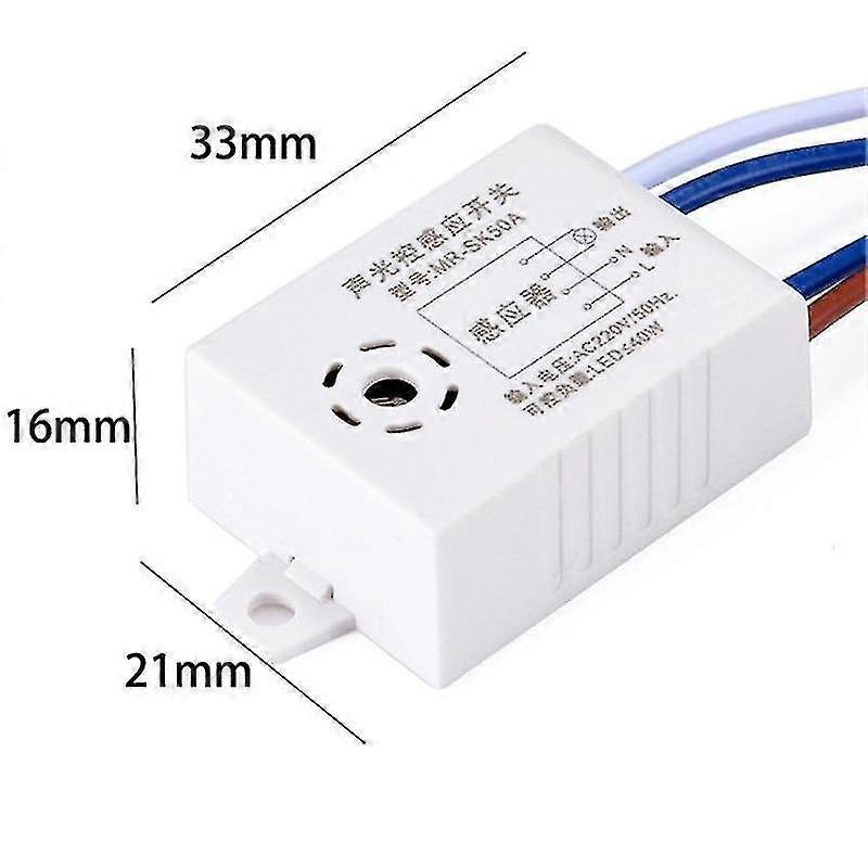 220V Ton-Sprachsensor - Intelligenter automatischer Ein-/Ausschalter für Licht