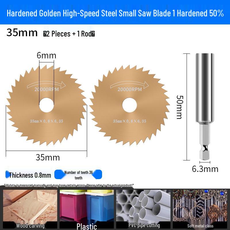 High-Speed Steel Mini Circular Saw Blade for Electric Drill and Grinder