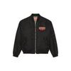 3D Logo Patch Zipped Bomber Jacket FD65BL1279OC99