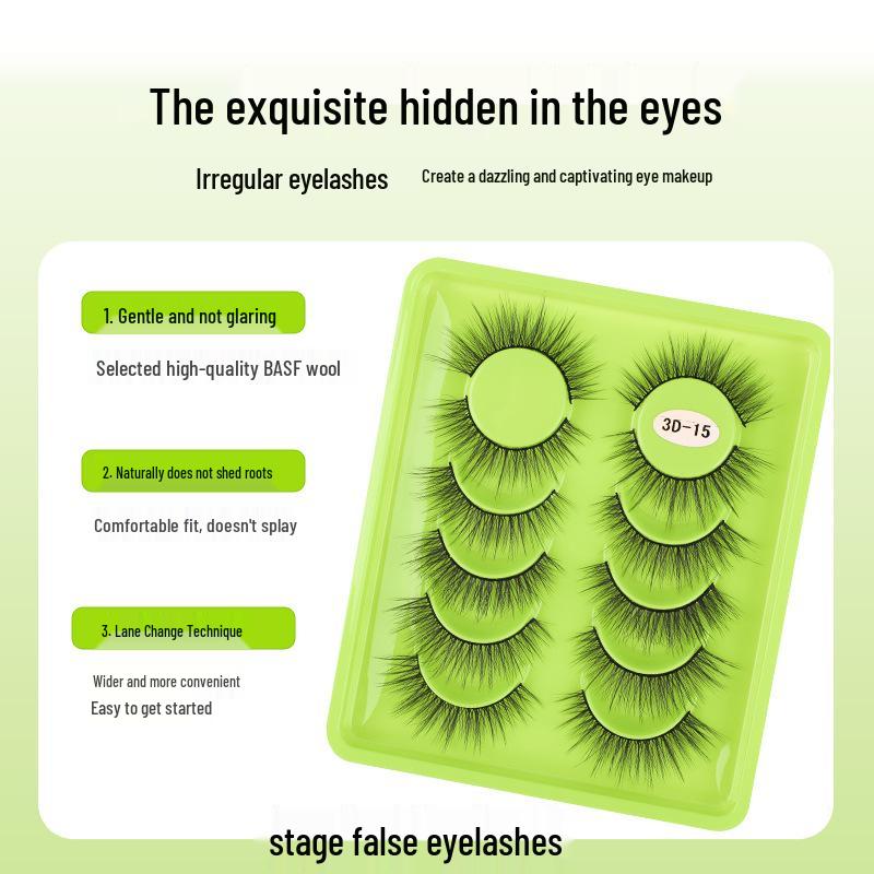 Children's Natural False Eyelashes for Stage Makeup and Latin Dance