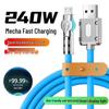 240W Rotatable Elbow Data Cable, Type-C for Fast Charging Huawei, Apple & Android Devices