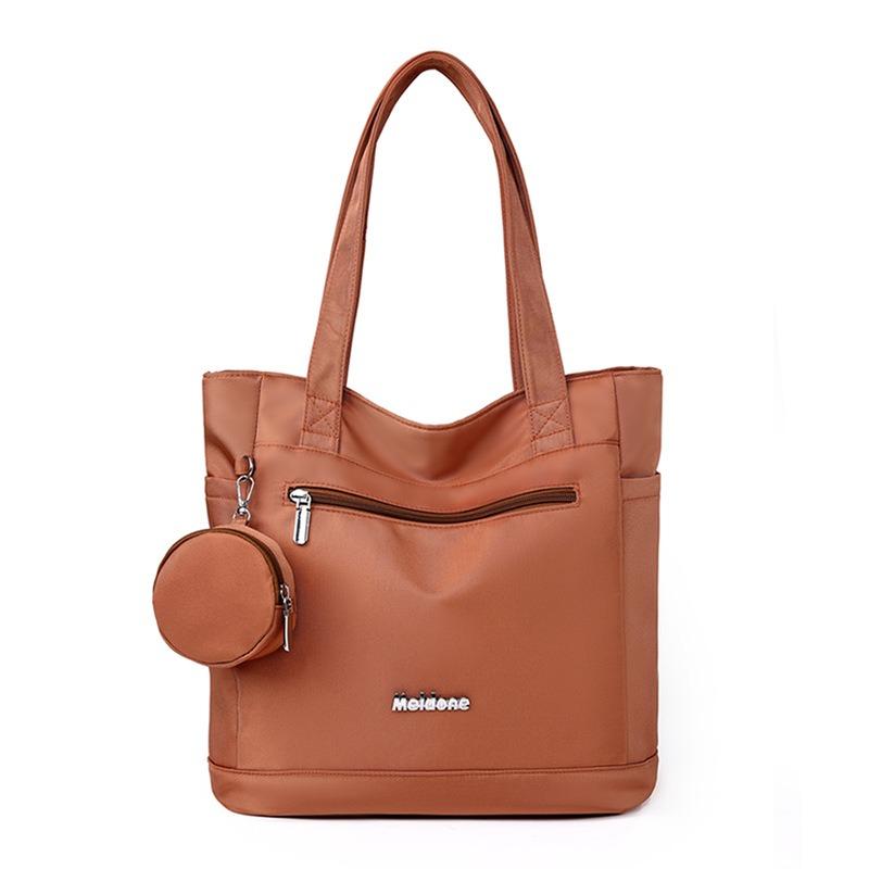 

Женская сумка-тоут Универсальная Легкая Нейлоновая сумка с защитой от брызг Досуг Поездки на работу Сумка для мамы и ребенка Модная сумочка оранжевый