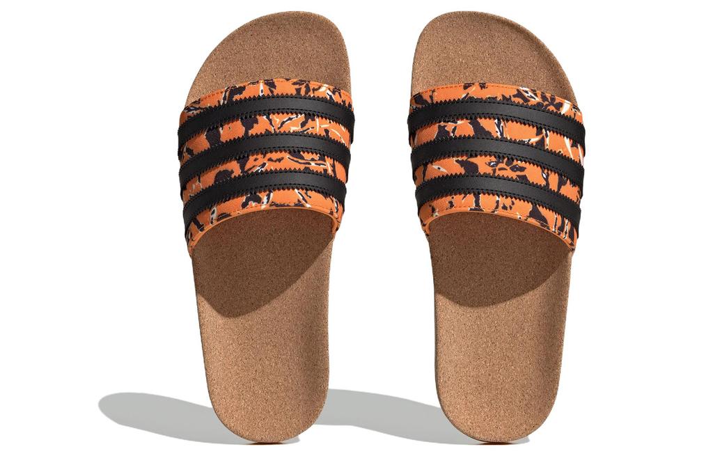 adidas Originals Adilette 'Bright Orange Core Black Gum' IE7750