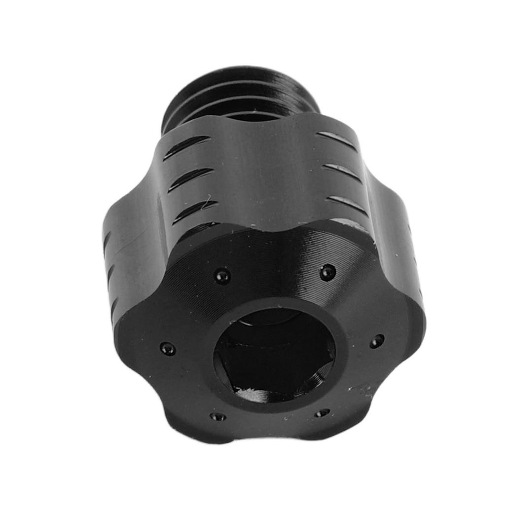 2 Pcs Motorcycle Rear View Mirror Hole Plug 10mm Reverse Thread Aluminium Alloy Mirror Hole Screws Bolts Black