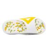 Peak Classic Sports Big Triangle EVA Shock Absorbing Quick Dry Odor Resistant Slide Sandals Men Footwear White Bright-Yellow EZYBQD1E0785BU