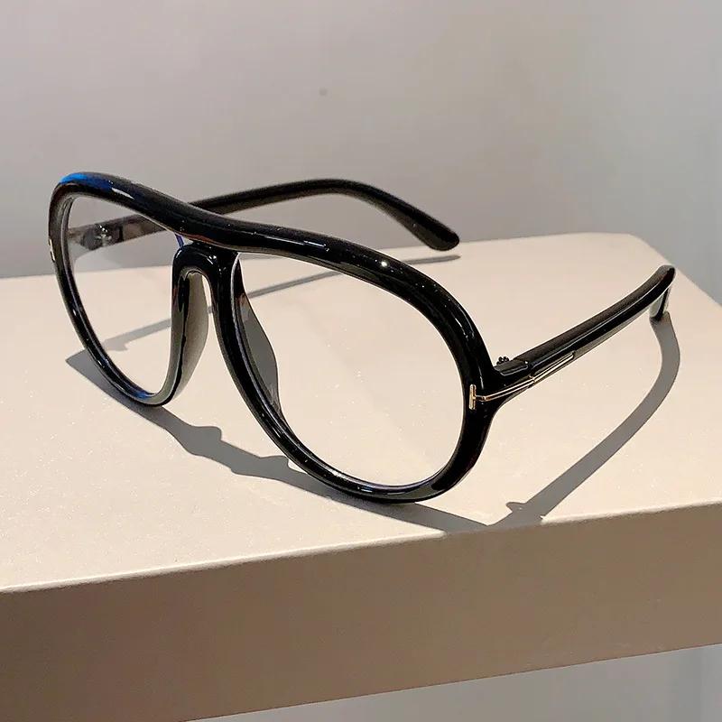 Trend Ochelari de soare supradimensionați pentru pilot femei pentru bărbați Ochelari de soare de designer de marcă de lux Ochelari de vedere vintage cu cadru mare Punk Driving Shade