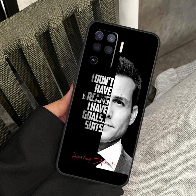 Suits TV Show Case For Oppo A58 A18 A38 A78 A98 A17 A77 A80 A40 A60 A16 A76 A96 A74 A94 A54 A15 A57S Cover