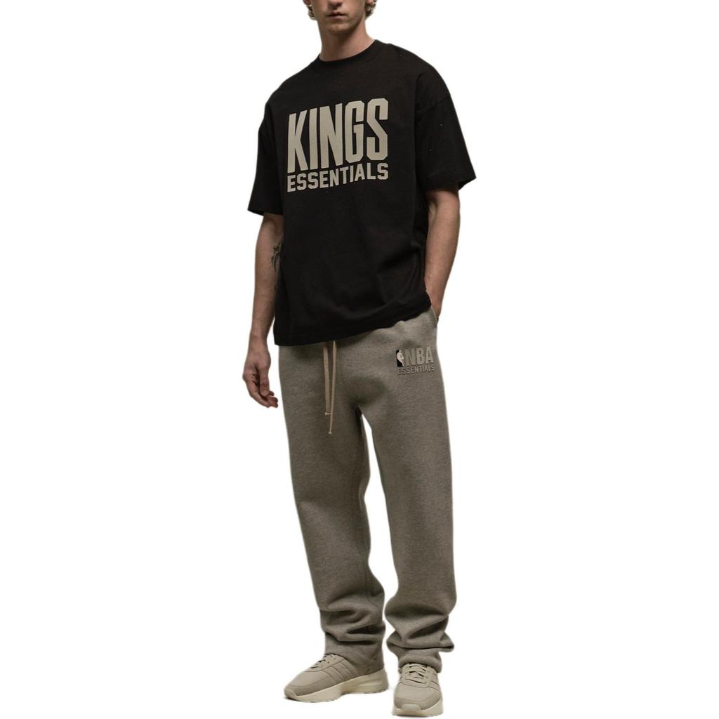 Fear of God Essentials Kings Tee Black Unisex Tops 125AL244108F