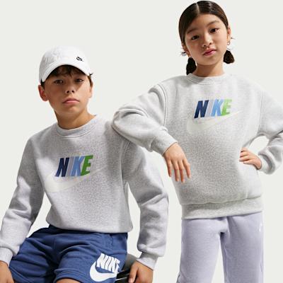 Nike Sweatshirt K NSW CLUB FLC CREW LS HBR Kids S