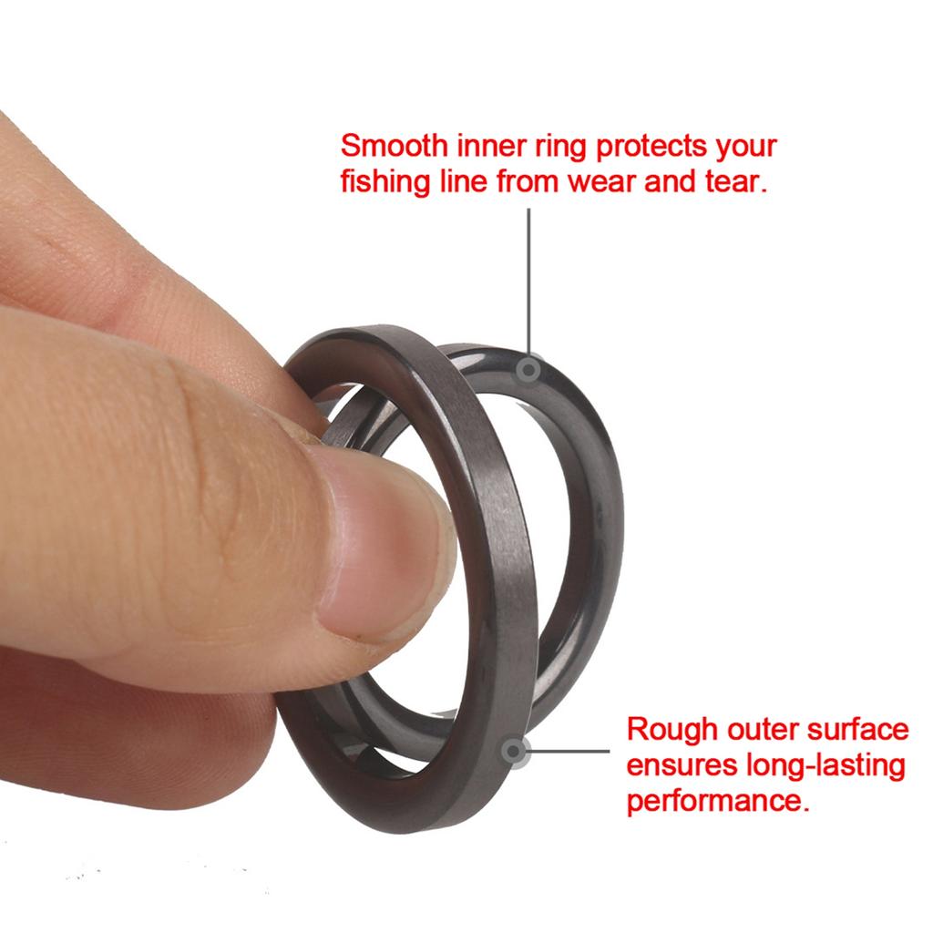 Fishing Rod Guide Repair Kit Ceramic Guide Rings Fishing Rod Repair Kit
