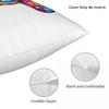 Colorful Watercolor Game Controller Square Pillowcase Cushion Cover Pillow Case Throw Pillow Cover for Home Sofa Living Room