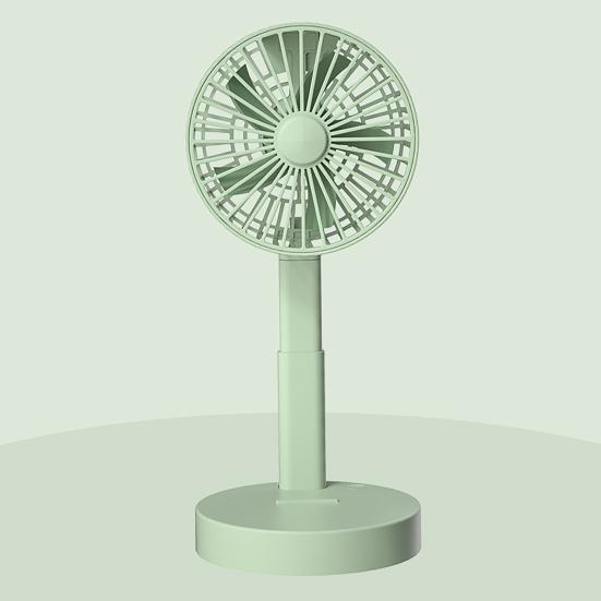 Kühlventilator Leise Kühlung Dehnbar Schreibtisch Handheld Vertikal Duale Nutzung Faltbarer Mini-Ventilator für Wohnheim