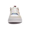 Li Ning Common 80s Slip Resistant Abrasion Resistant Low top Skateboard Shoes Women's Brown White AGCT228-3