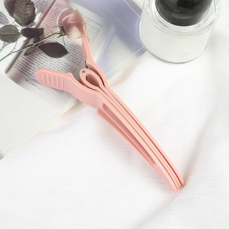 

High Cranial Top Artifact Hair Root Fixing fluffy clip non-marking positioning clip setting bangs duckbill clip hairpin рожевий