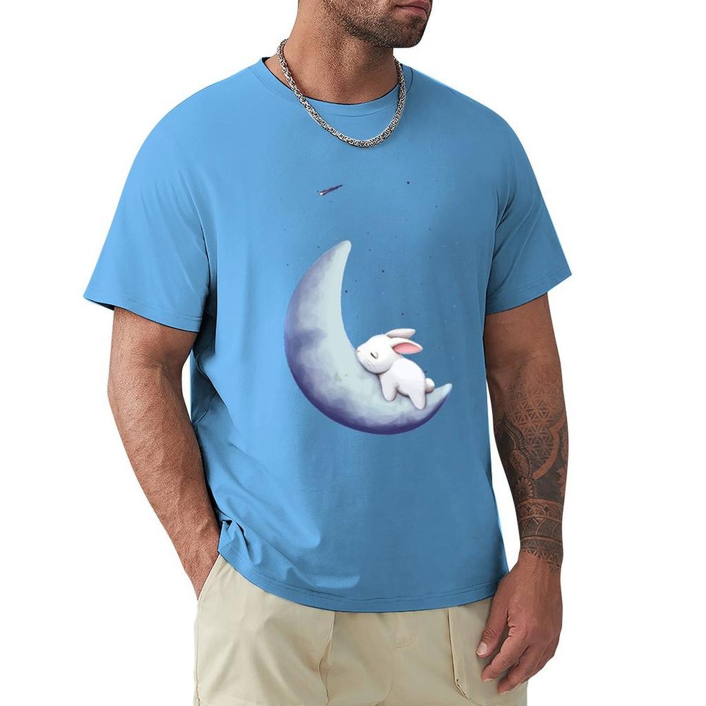 Moon T-Shirt Custom T Shirt Anime Tshirt Tops Luxury Clothes Men