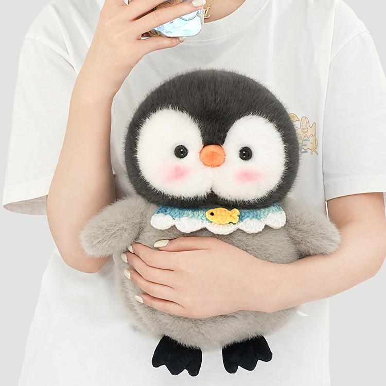 Penguin Plush Toy With Pp Cotton Filling For Bedroom Decor And Gift Giving