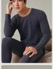 Set di Biancheria Intima Calda Foderata in Pile per Coppia: Calzamaglia Extra Spessa e Maglie a Manica Lunga in Cotone e Lana per Autunno e Inverno.