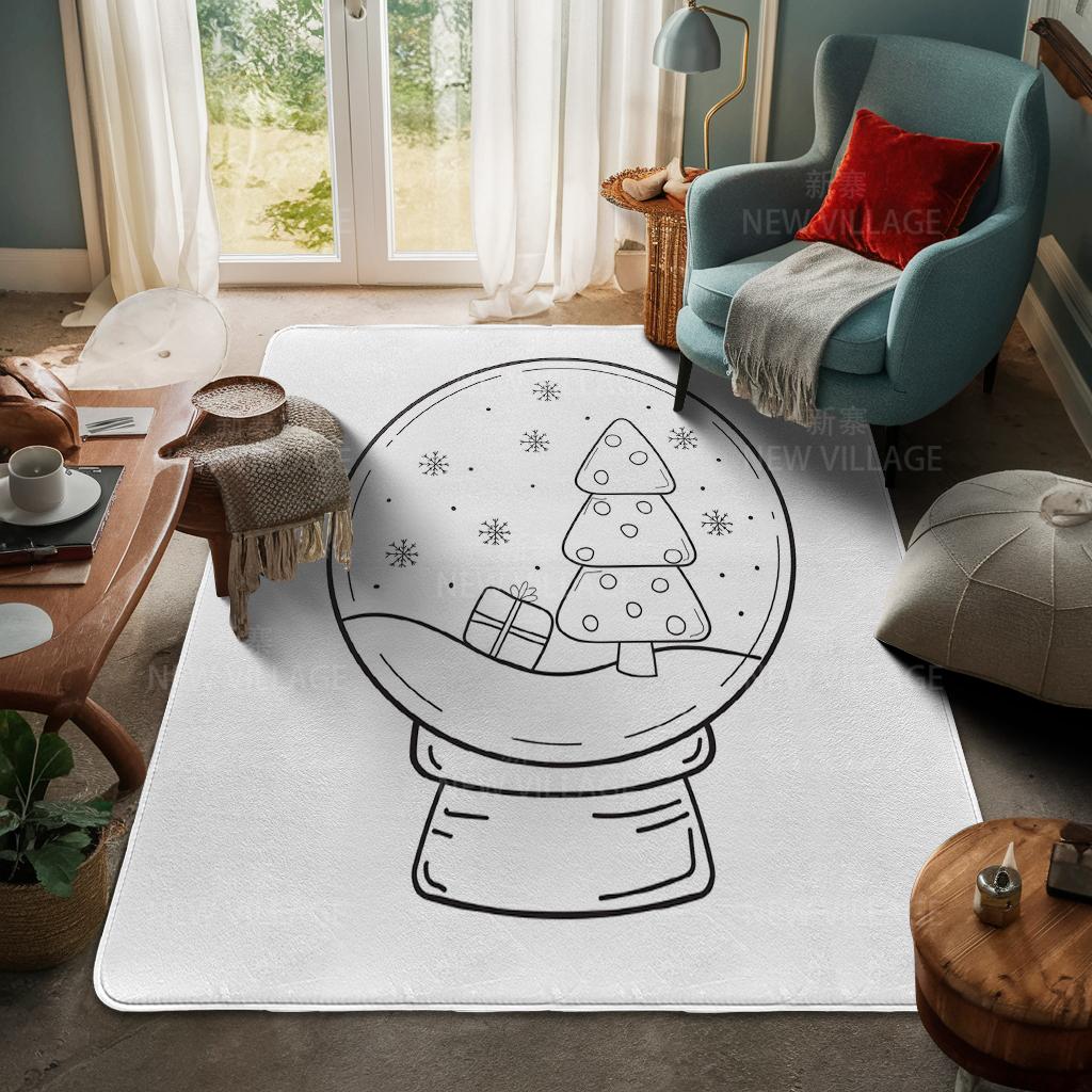 

Ковер у входа в дом Домашний коврик у двери Гостиная Ванная Комната Ноги ванная комната Нескользящие коврики с водопоглощением для ванной Счастливого Рождества зима 400mmx600mm