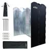 Campfire with 60cm Radiant Heat Foldable [MoooM JAPAN] Reflector, Single-Sided Black, Easy-to-Store Bag, Tall, Windscreen, Reflector, Windbreak,
