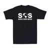 SOS Save Our Seas Ocean Conservation Marine Biology Environmental Men's T-Shirt