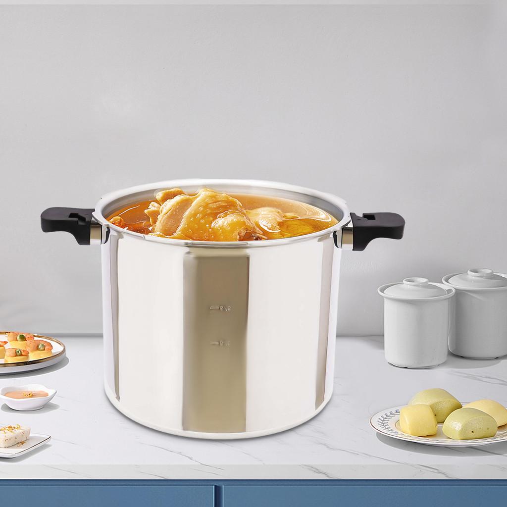 22L 90Kpa Thickened Explosion-proof Pressure Cooker Pot Large Capacity Stew Pot Aluminium Alloy Pressure Canner