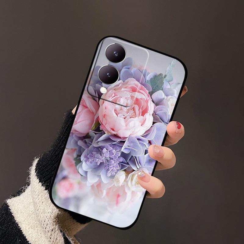 Für Vivo Y17s Handyhülle Y33t Y12 4G Weiches Silikon TPU Hüllen Für Vivo Y36 Y36m Y36i Y28 G2 5G Cartoon Rückseitenabdeckung Schutzhülle