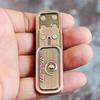 Magnetisk skyve-spinner 3-trinns sterk styrke Metall EDC Håndspinner Fidget-leker Autisme Sensoriske leker ADHD Angst Stresslindring