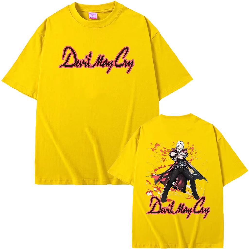 Unisex Dante T-Shirt from Devil May Cry, High Quality Soft Cotton, Vintage Style, Loose Fit, Summer T-shirt