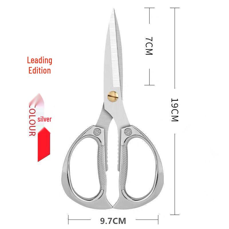 K82 Stainless Steel Alloy Kitchen Scissors for Chicken Bones - Household and Craft Use